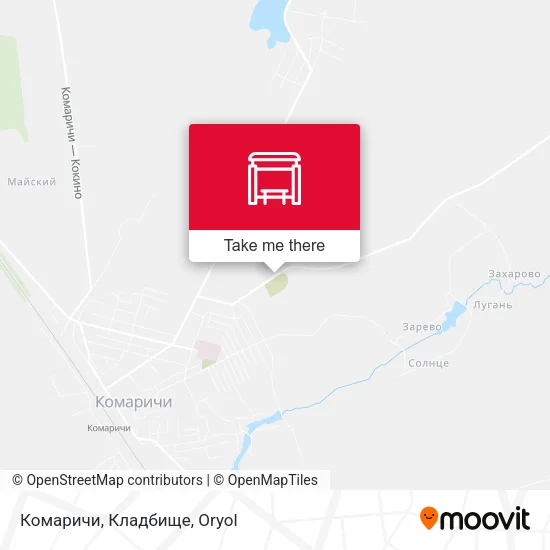 Комаричи, Кладбище map