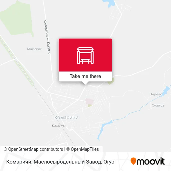 Комаричи, Маслосыродельный Завод map
