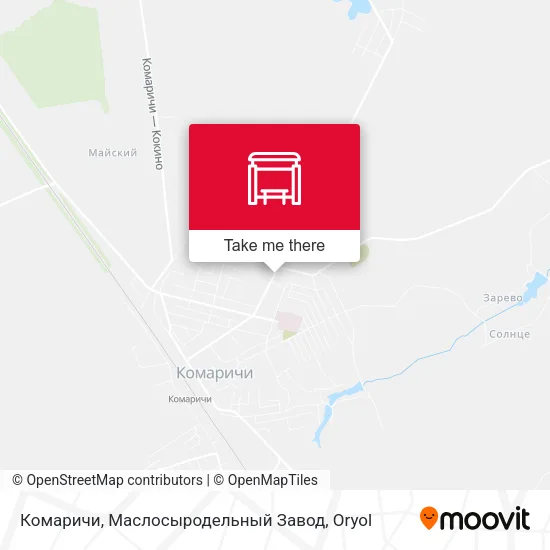 Комаричи, Маслосыродельный Завод map