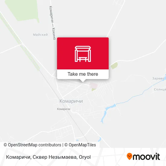 Комаричи, Сквер Незымаева map