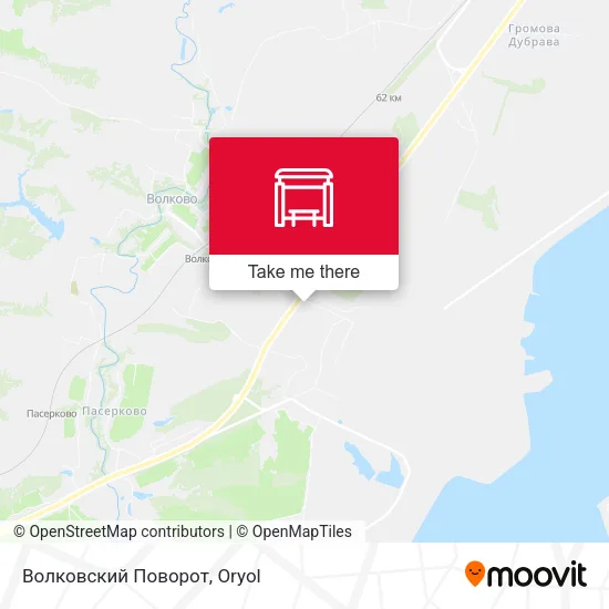 Волковский Поворот map