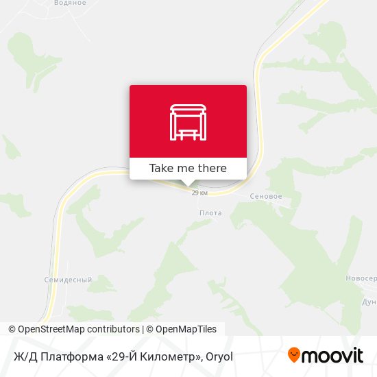 Ж/Д Платформа «29-Й Километр» map