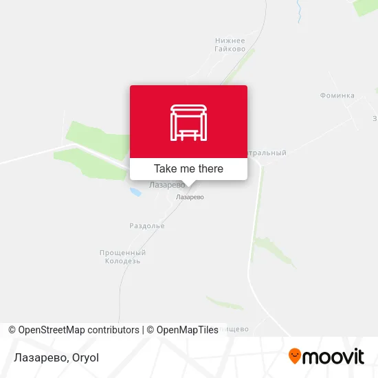 Лазарево map