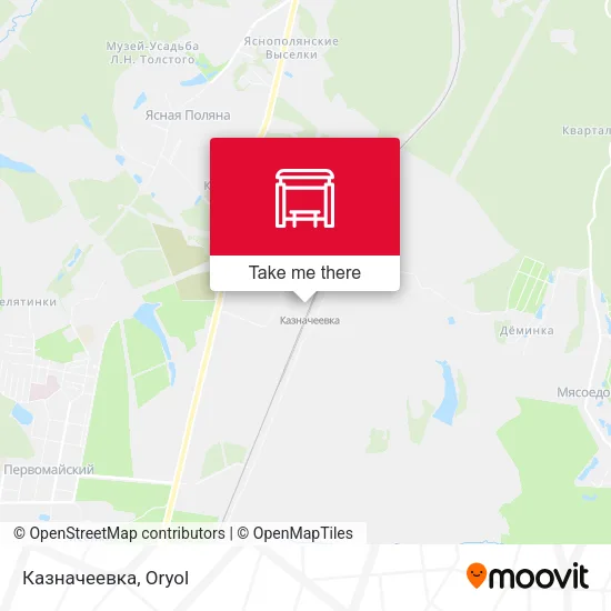 Казначеевка map