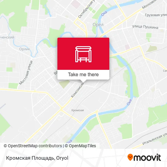 Кромская Площадь map