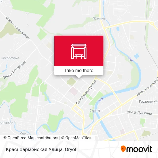 Красноармейская Улица map