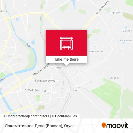 Локомотивное Депо (Вокзал) map
