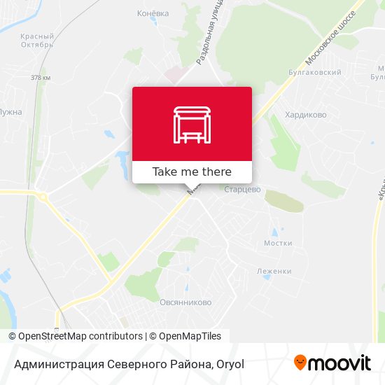 Администрация Северного Района map