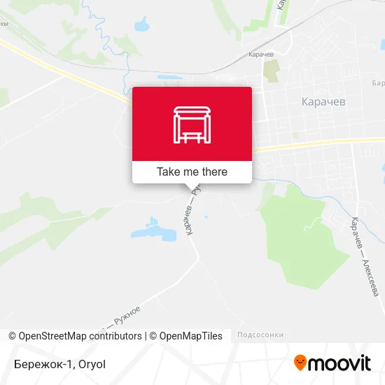 Бережок-1 map