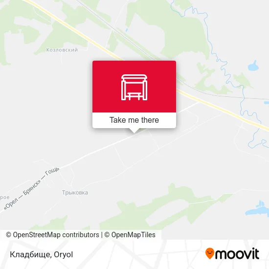 Кладбище map