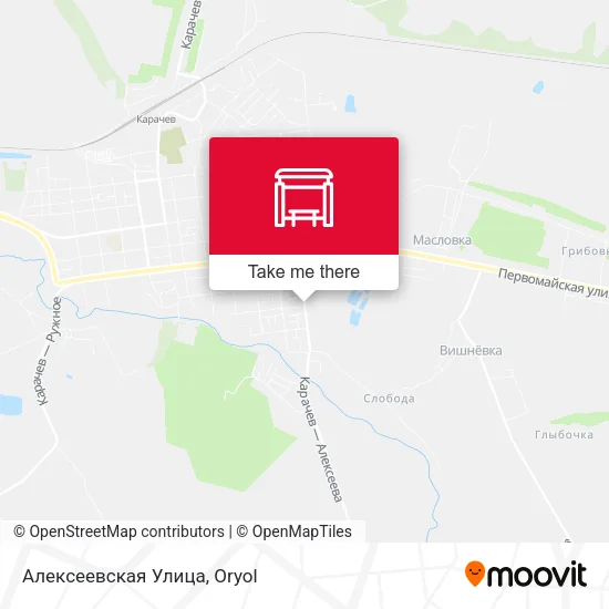 Алексеевская Улица map