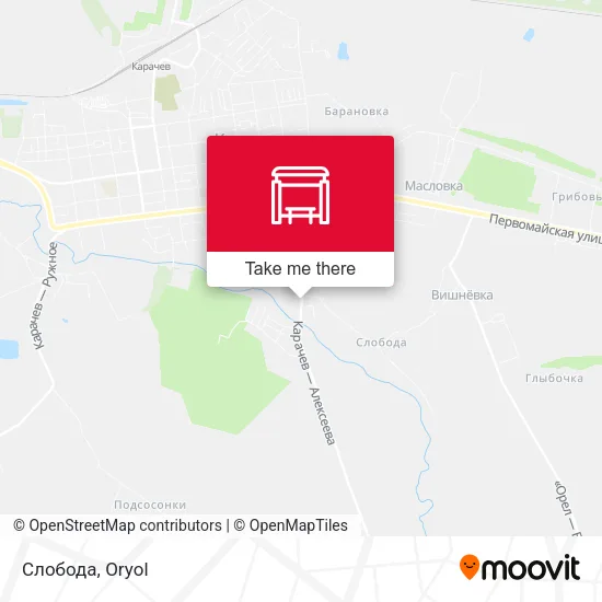 Слобода map