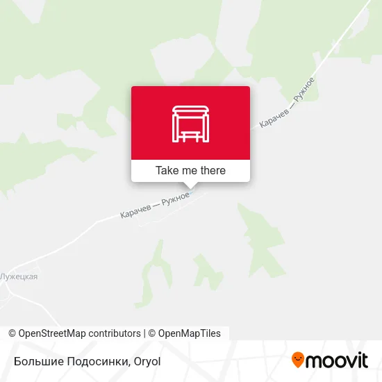 Большие Подосинки map