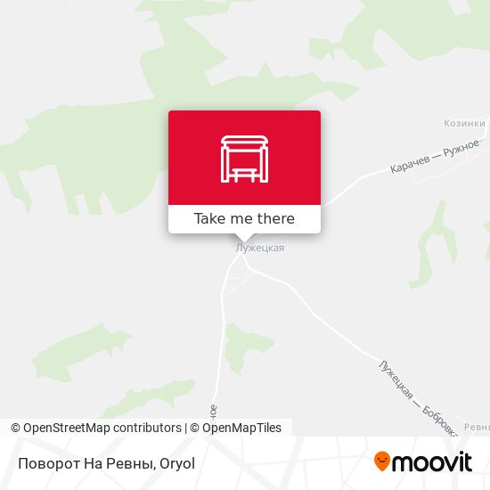 Поворот На Ревны map