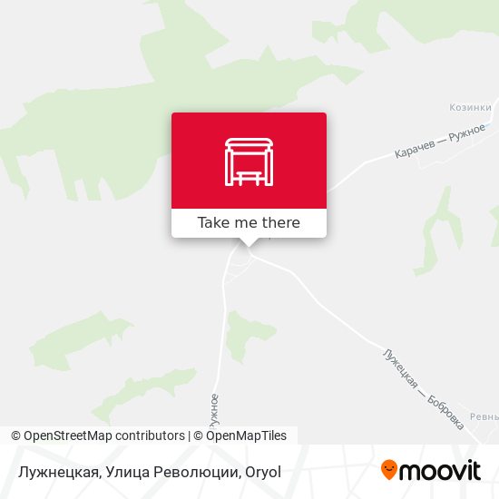 Лужнецкая, Улица Революции map