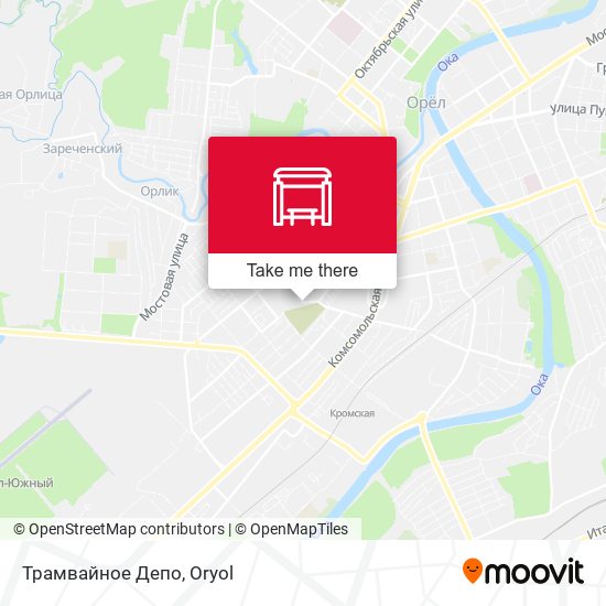 Трамвайное Депо map