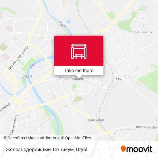 Железнодорожный Техникум map