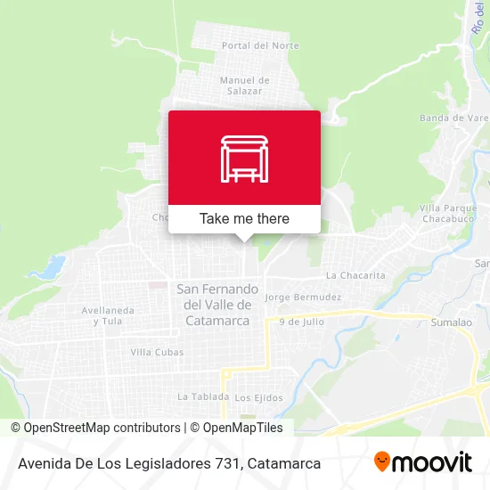 Avenida De Los Legisladores 731 map