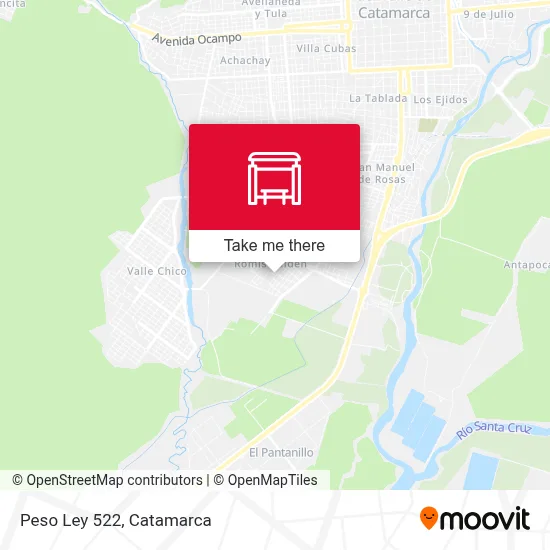 Peso Ley 522 map