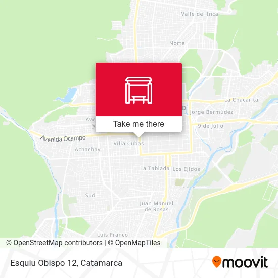 Esquiu Obispo 12 map