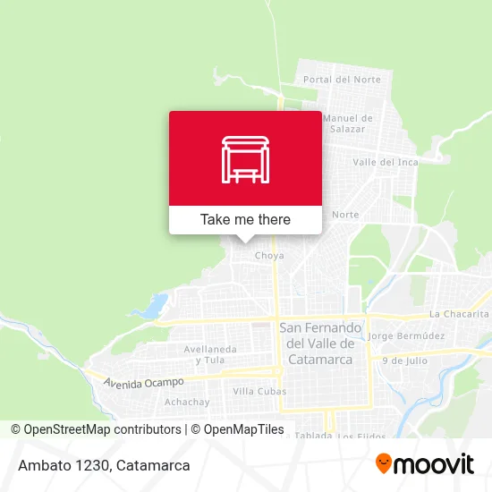 Ambato 1230 map