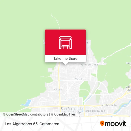 Los Algarrobos 65 map