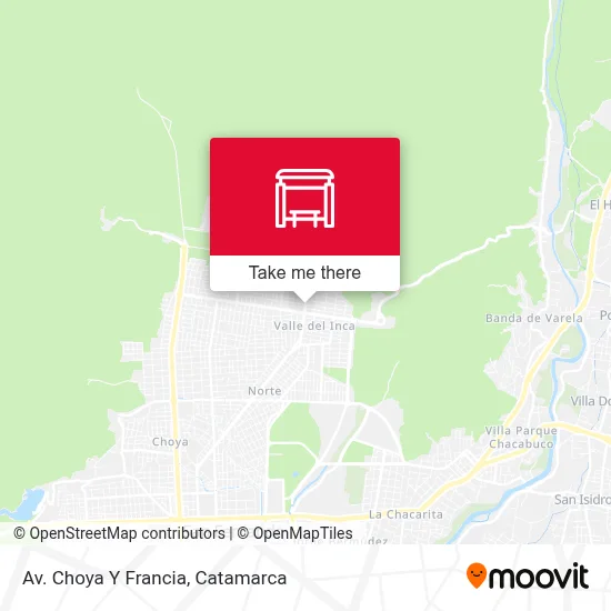 Av. Choya Y Francia map