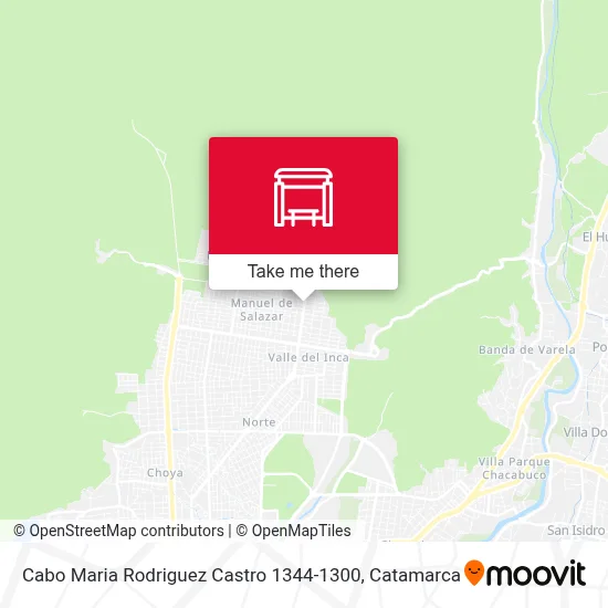 Cabo Maria Rodriguez Castro 1344-1300 map