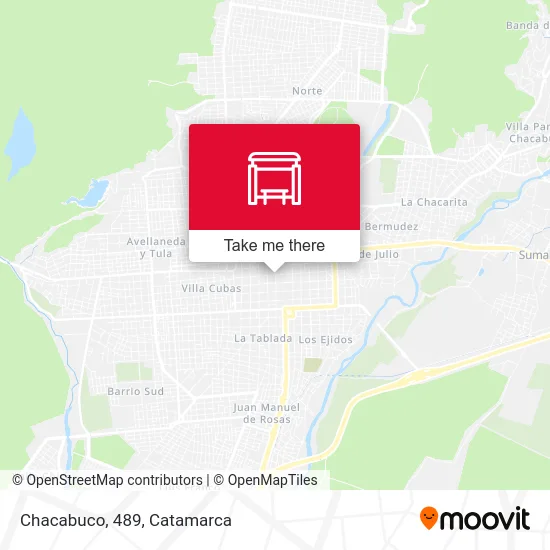 Chacabuco, 489 map