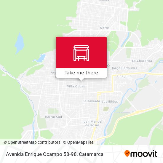 Avenida Enrique Ocampo 58-98 map