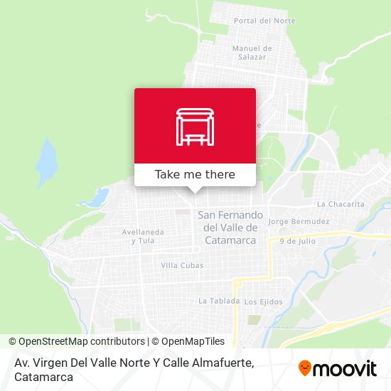 Av. Virgen Del Valle Norte Y Calle Almafuerte map