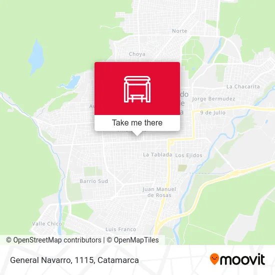 General Navarro, 1115 map