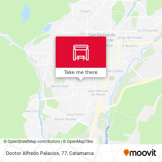 Mapa de Doctor Alfredo Palacios, 77
