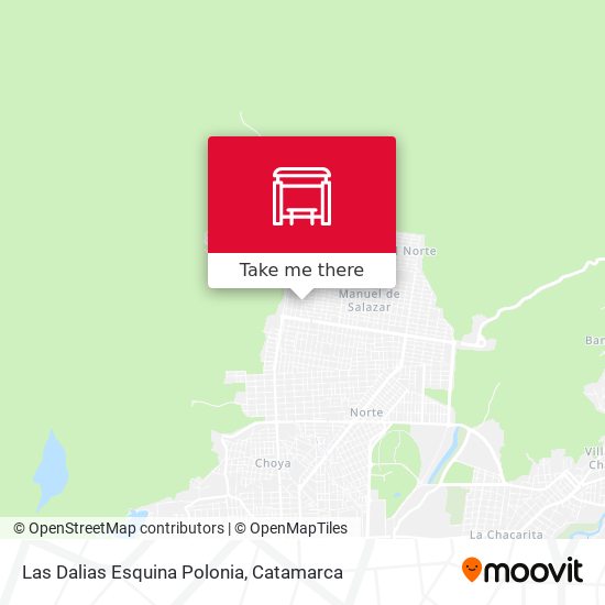 Las Dalias Esquina Polonia map