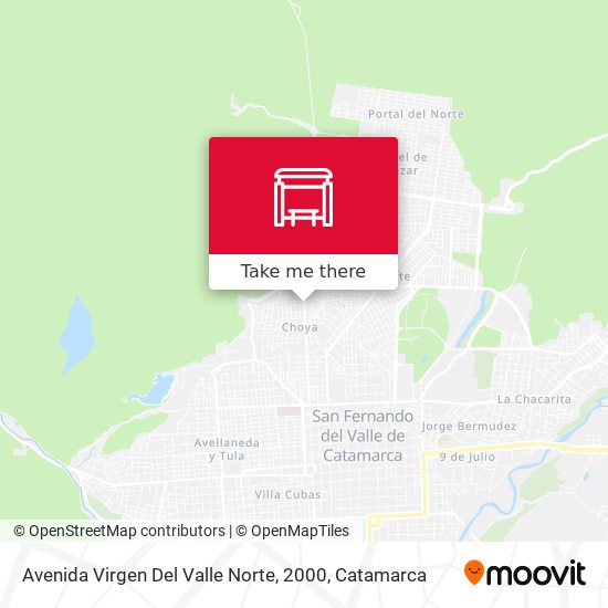 Mapa de Avenida Virgen Del Valle Norte, 2000