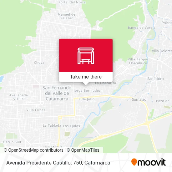 Avenida Presidente Castillo, 750 map