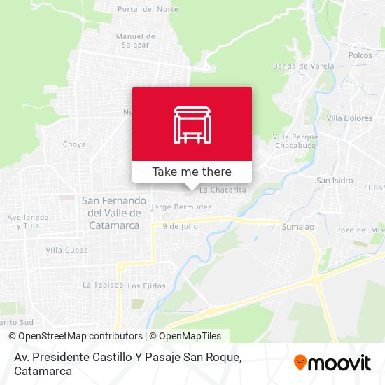 Mapa de Av. Presidente Castillo Y Pasaje San Roque