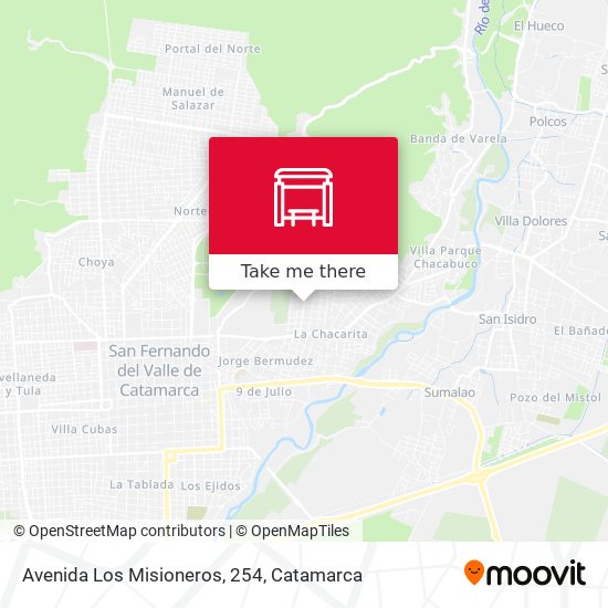 Mapa de Avenida Los Misioneros, 254