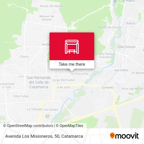 Avenida Los Misioneros, 50 map