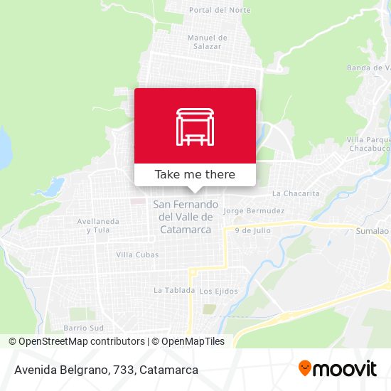 Mapa de Avenida Belgrano, 733