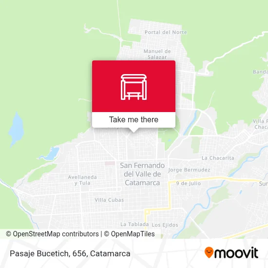 Pasaje Bucetich, 656 map