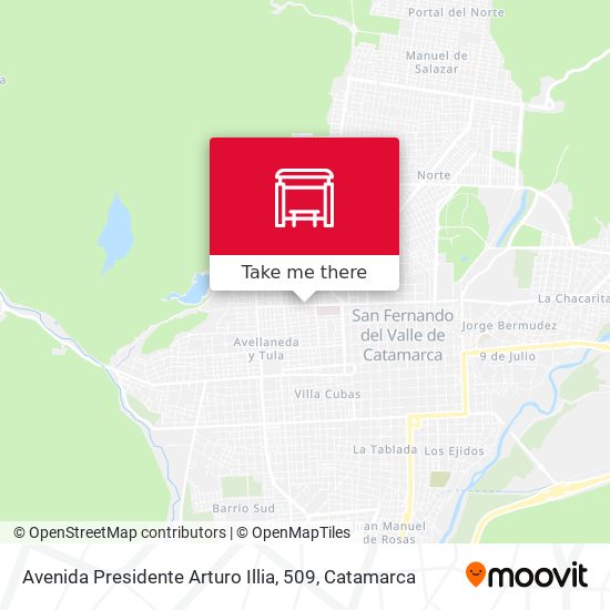 Avenida Presidente Arturo Illia, 509 map