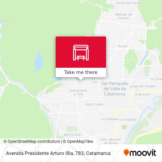 Avenida Presidente Arturo Illia, 783 map