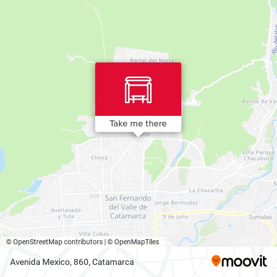 Mapa de Avenida Mexico, 860
