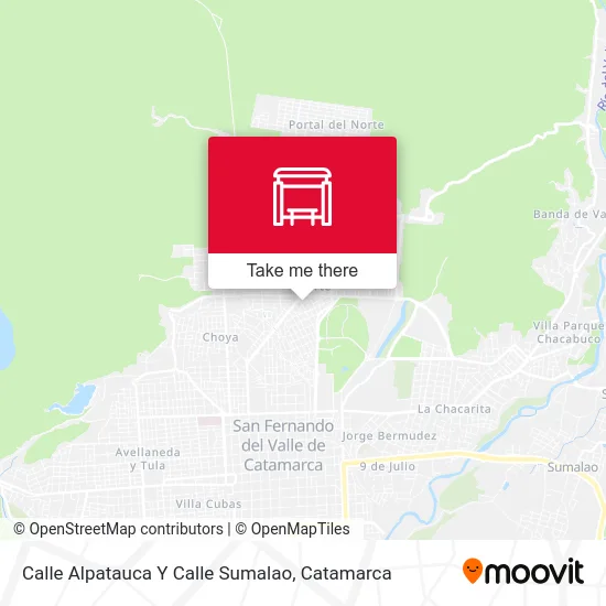 Calle Alpatauca Y Calle Sumalao map