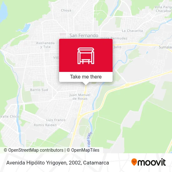 Avenida Hipólito Yrigoyen, 2002 map