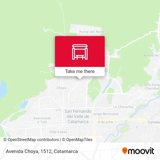 Avenida Choya, 1512 map