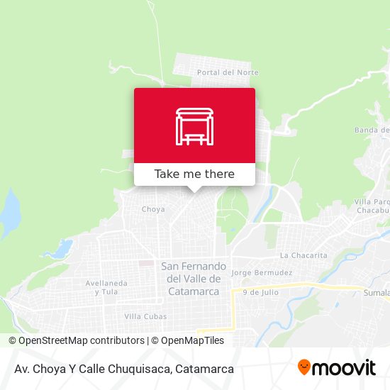 Av. Choya Y Calle Chuquisaca map