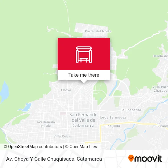 Av. Choya Y Calle Chuquisaca map