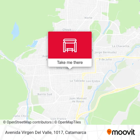 Avenida Virgen Del Valle, 1017 map